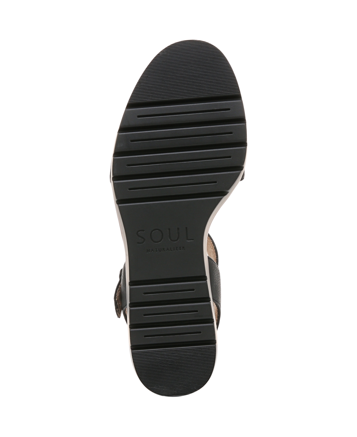 SOUL NATURALIZER WOMEN'S GRACIELA ROUND OPEN TOE WEDGE SANDALS 