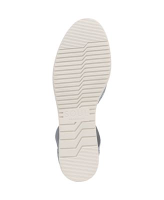 Women's Intro Round Toe Slip On Low Wedge Flats