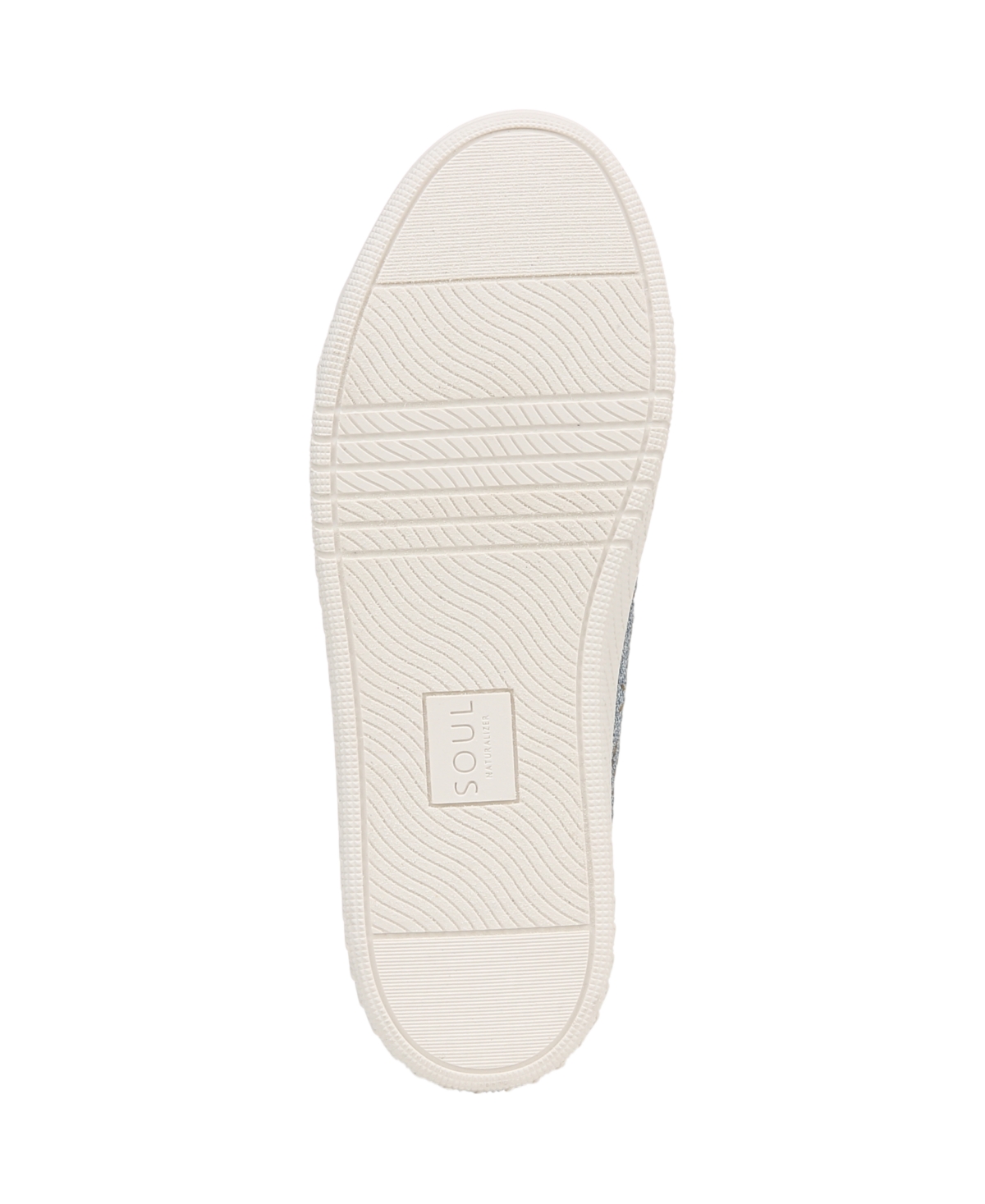 Shop Soul Naturalizer Women's Neela-perf Lace Up Sneakers In Light Denim Blue Embossed Faux Leather