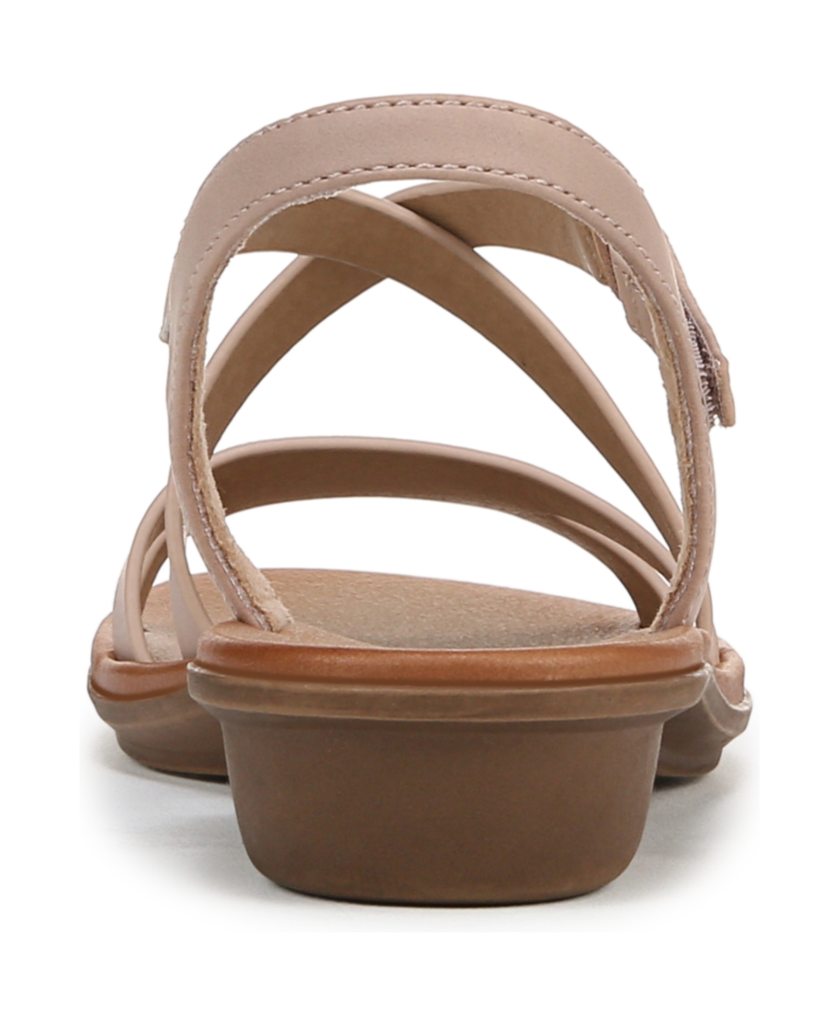 Shop Soul Naturalizer Women's Shenna Strappy Flat Sandals In Vintage Mauve Faux Nubuck