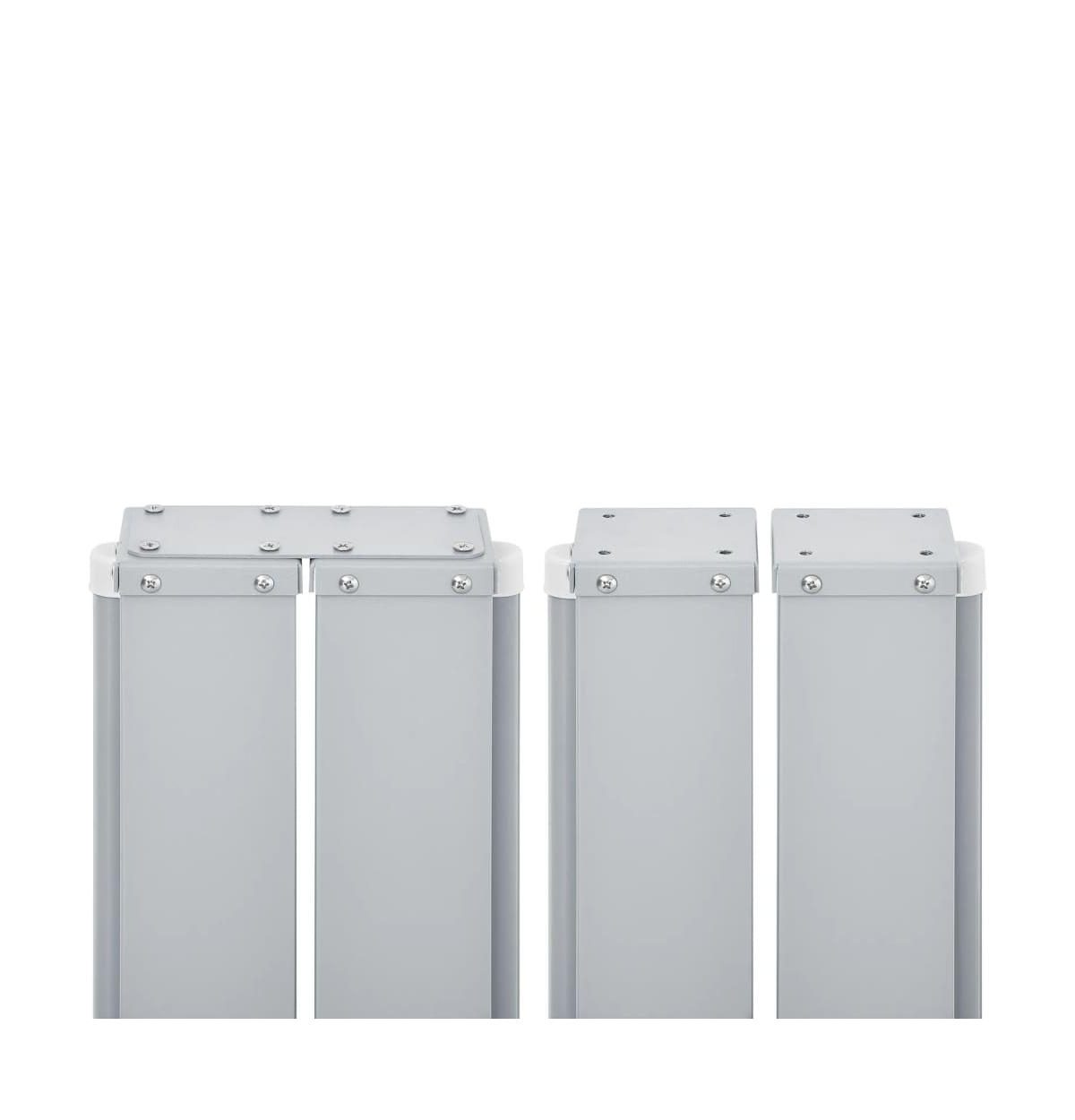 vidaXL Patio Retractable Double Side Awning- Cream