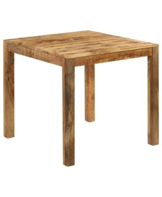 Dining Table Solid Mango Wood 32.3"x31.5"x29.9"