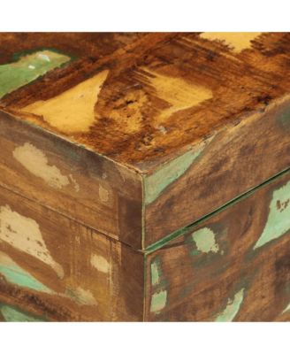 Reclaimed Storage Box Solid Wood