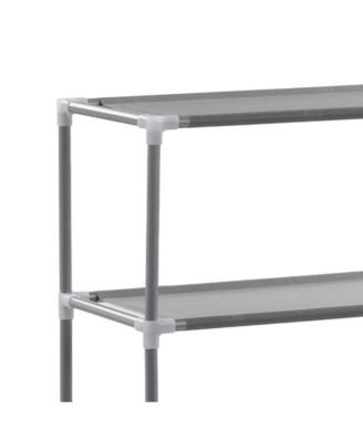 3-Tier Storage Rack over Toilet Silver 20.9&amp;quot;x11&amp;quot;x66.5&amp;quot;