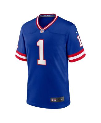 Men's Malik Nabers Royal New York Giants 2nd Alternate Game Jersey