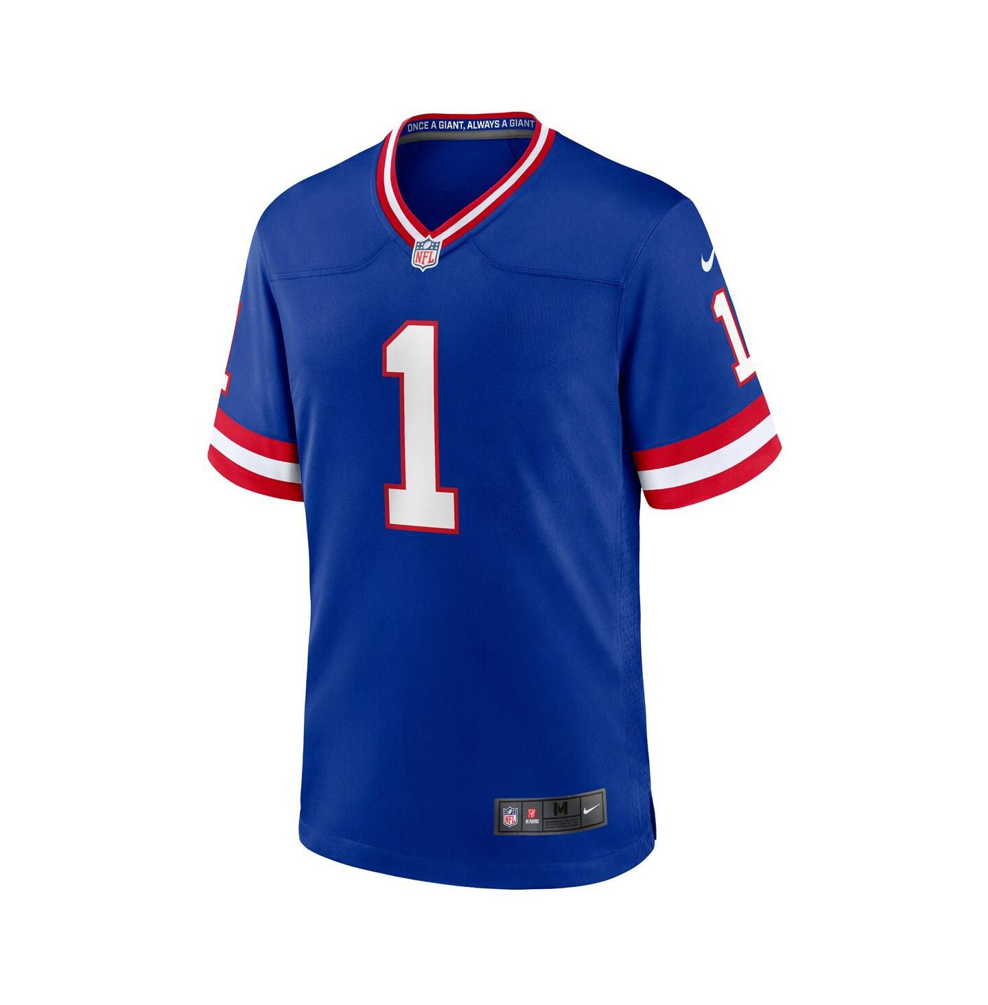 Мужской топ Nike Malik Nabers Royal New York Giants 2nd Alternate Game Jersey — фото 3
