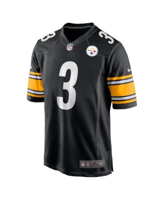 Men's Russell Wilson Black Pittsburgh Steelers Game Jersey