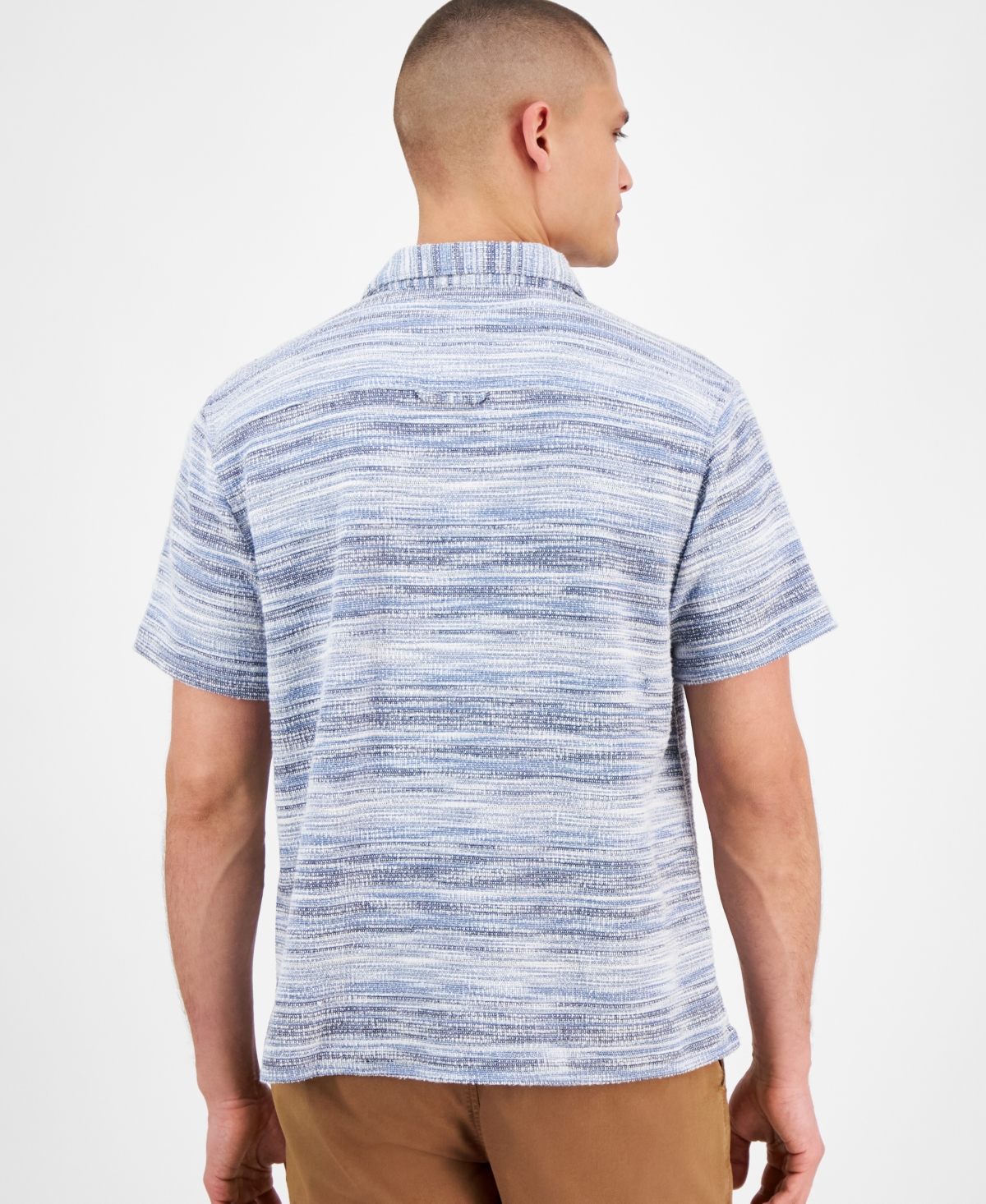 Shop Sun + Stone Men's Eddie Shirt, Exclusively At Macy's In Basic Navy