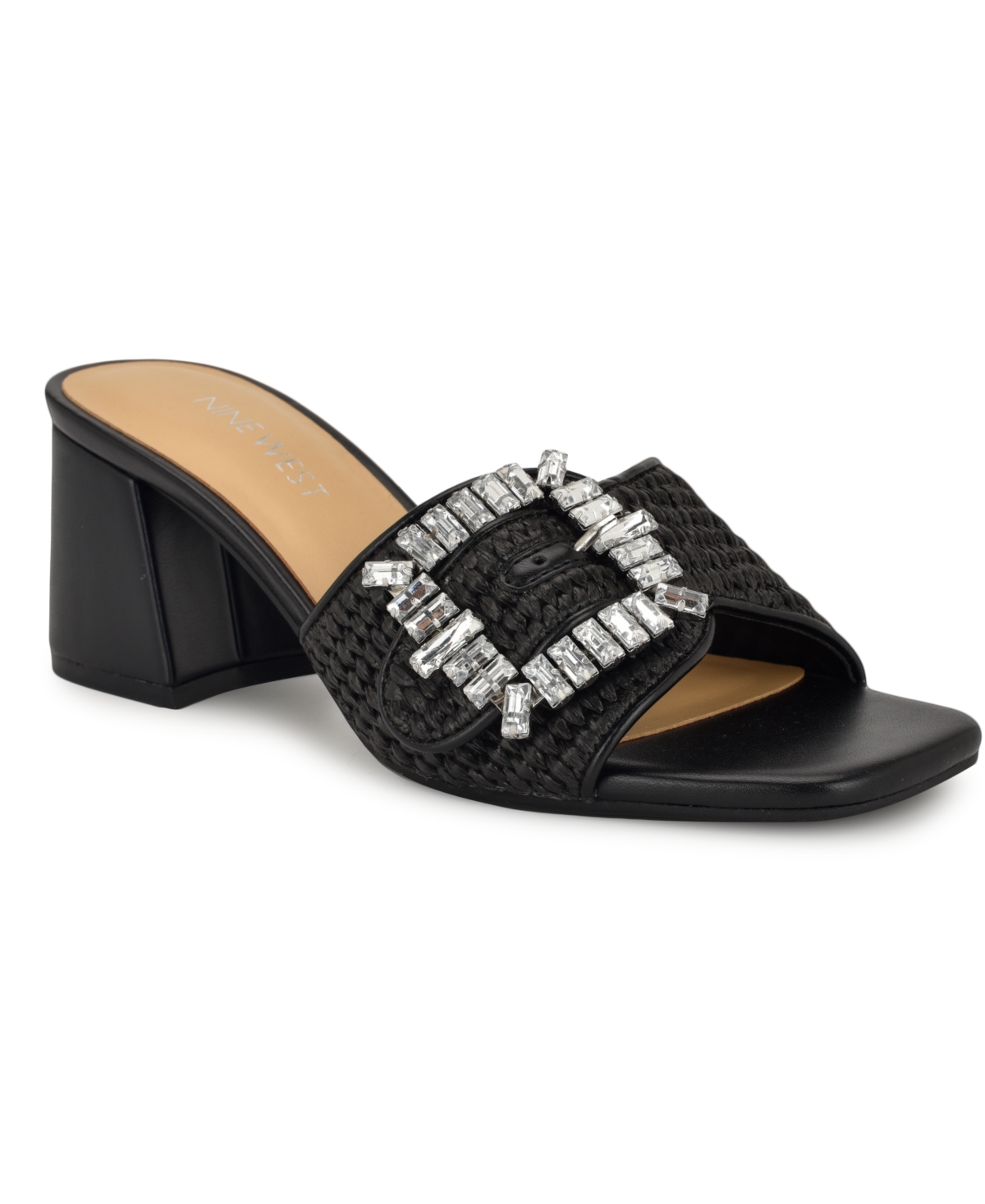 Nine West Garta Slide Sandal In Black