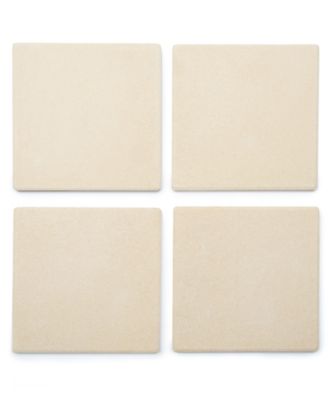 Ceramic 4-Piece Pizza Tiles Set	