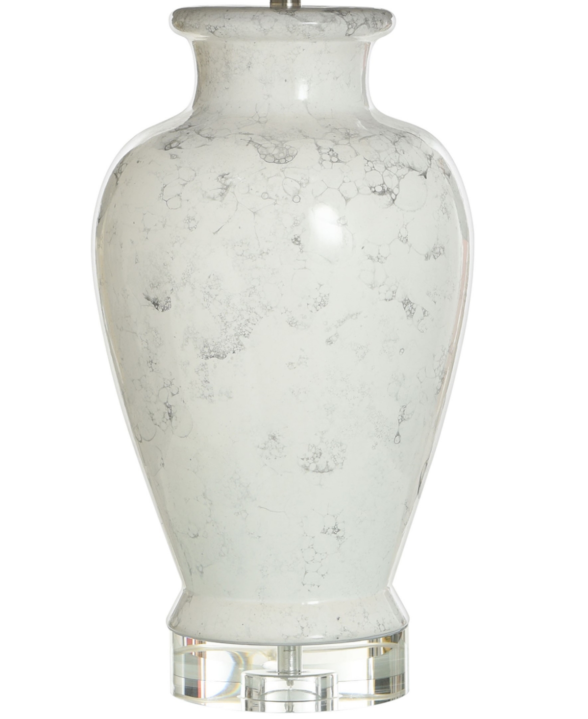Stylecraft Home Collection 38" Metal Julian Table Lamp In White
