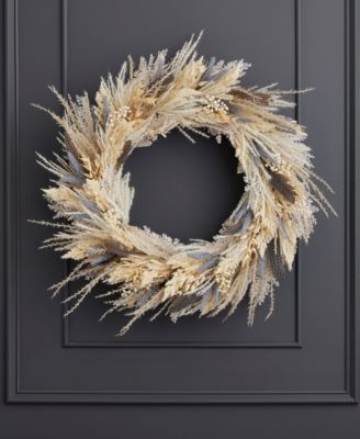 28" Fall Fields Bouquet with Pampas Wreath