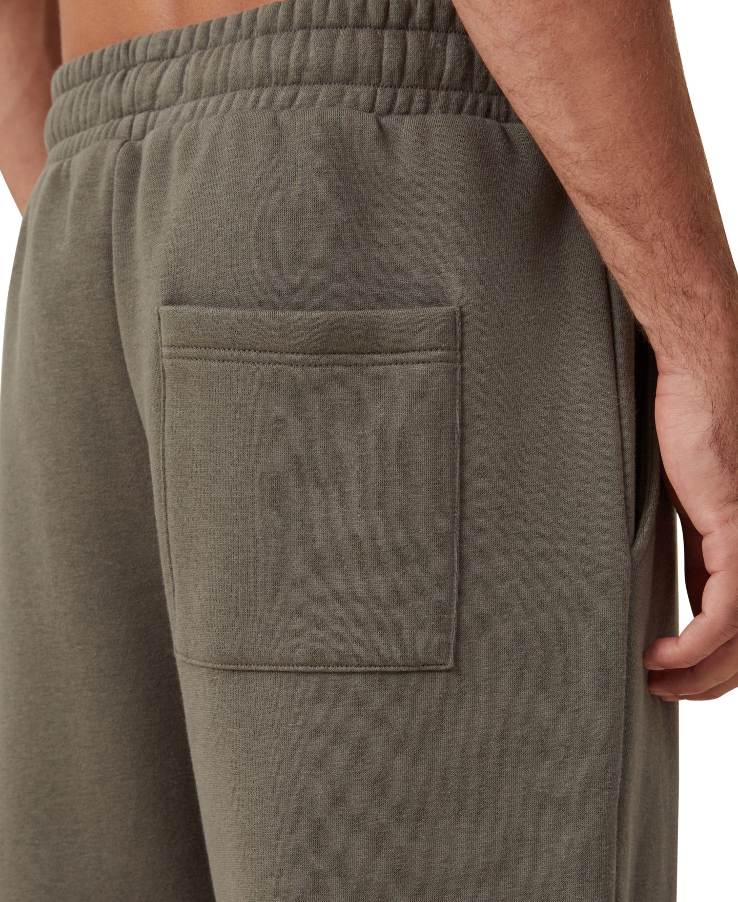 Мужские брюки COTTON ON Relaxed Track Pants, цвет: Чёрный — фото 6