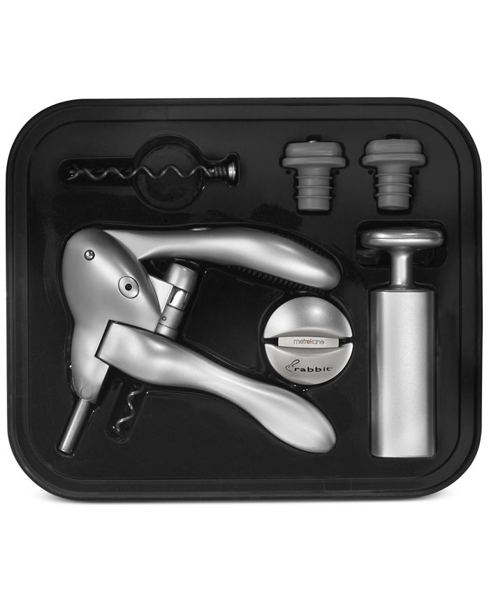 Rabbit 6Piece Corkscrew and Wine Preserver Set A Macy's Exclusive