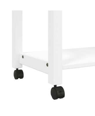 Kitchen Trolley MONZA 23.6"x15.7"x35.4" Solid Wood Pine