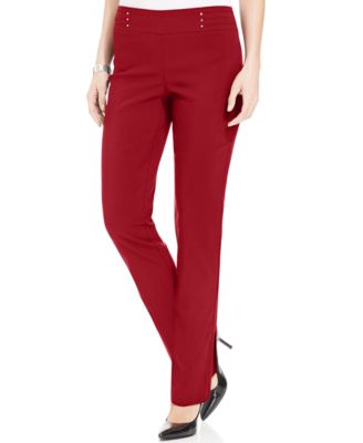 macy's red pants