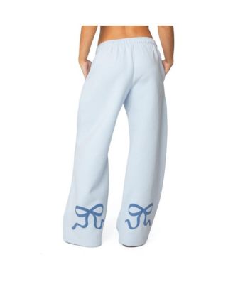 Womens Bonney Bow Detail Sweatpants