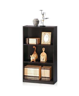 3-Shelf Bookcase – Compact Storage and Display Shelf for Living Room, Office, or Bedroom