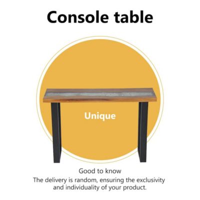 Console Table Teak 39.4"x13.8"x29.5"