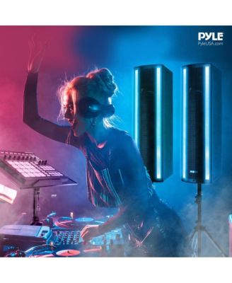 PS65ACT w/ Mic Input, Party Lights, FM Radio, Tripod & Remote Portable Bluetooth PA Speaker System
