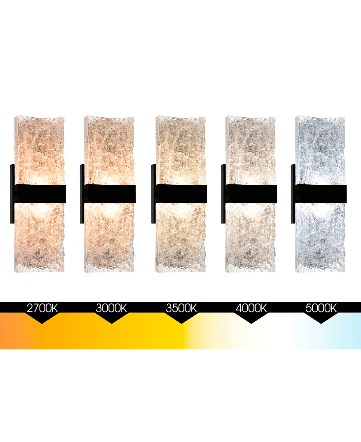 Cwi Lighting 20" Metal Lava Integrated Led Wall Light In Black