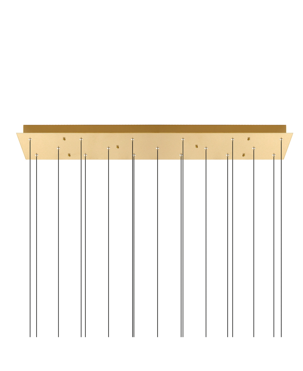 Shop Cwi Lighting 16" Metal Greta Integrated Led Chandelier In Brass