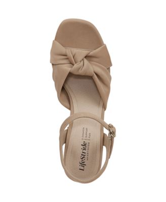 Women's August Square Open Toe Platform Sandals