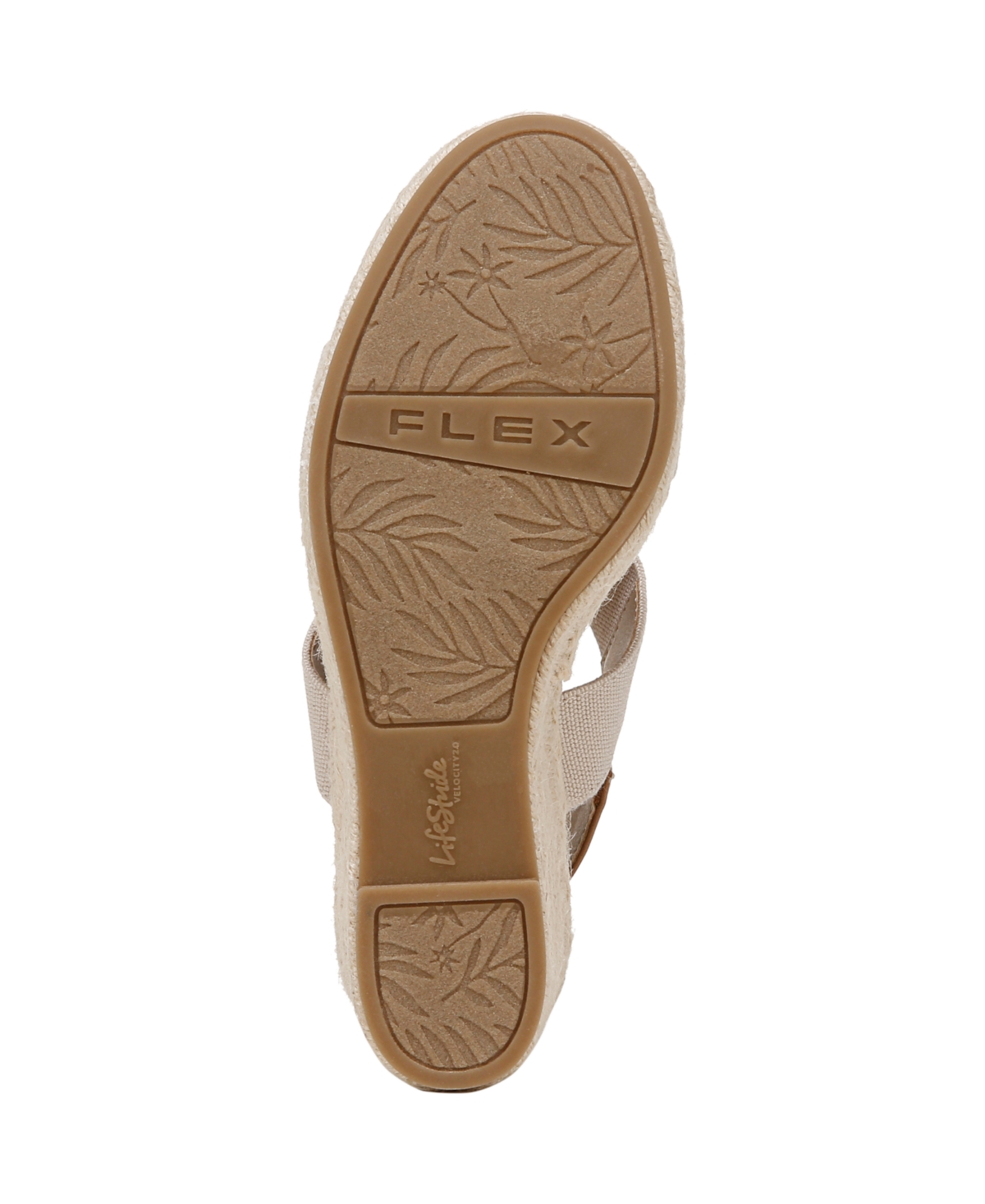 Bzees Women's Tallulah Espadrille Wedge Sandals In Tan Fabric,faux Leather