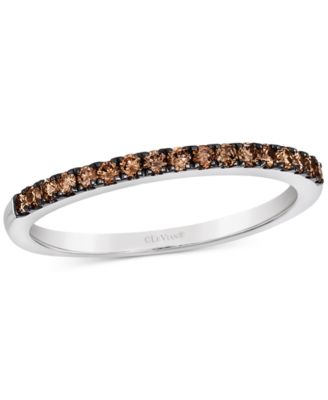 Le Vian - Chocolatier&reg; Chocolate Diamonds&reg; (1/4 ct. t.w.) Band Ring in 14k Vanilla Gold