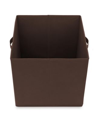 Set of 6 Collapsible Fabric Storage Cube Bins, Beige - 13" Foldable Cloth Baskets for Shelves and Cubby Organizers