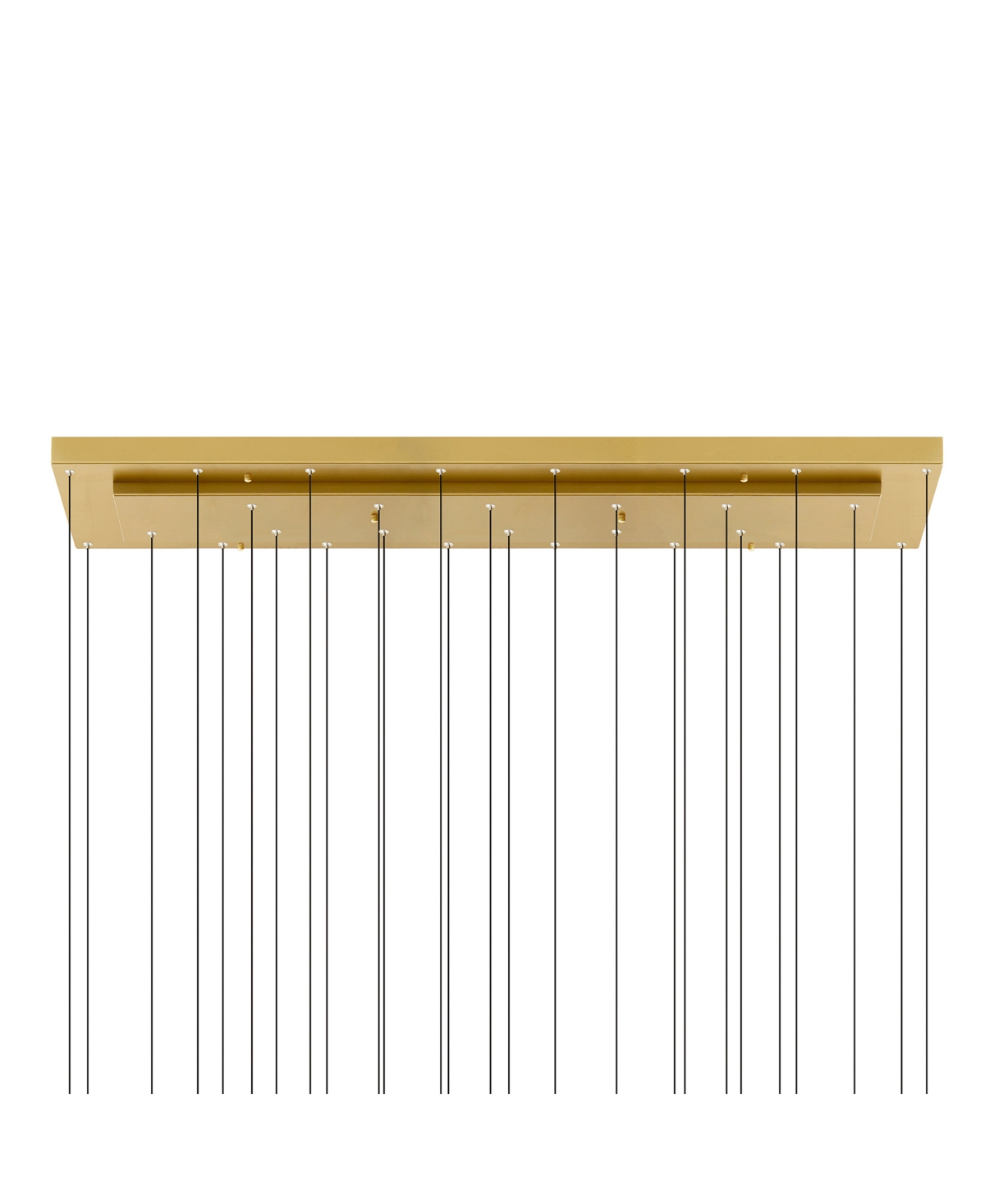 Shop Cwi Lighting 5.5" Metal Stagger Integrated Led Chandelier In Brass