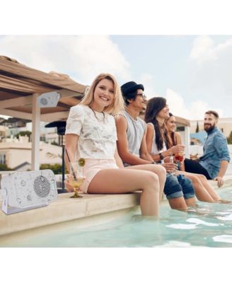 3.5" Indoor/Outdoor Waterproof Wall-Mount Speakers - 300W Max Power, Bass Reflex Vent, Heavy Duty Construction