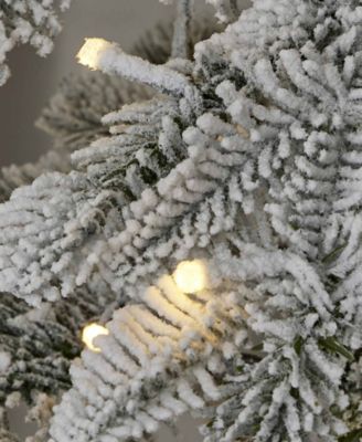 4' Artificial Jackson Flocked Pine Tree