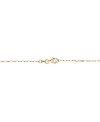 Diamond Bezel Triple Station Link Bracelet (1/10 ct. tw) in 14k Gold-Plated Sterling Silver, Exclusively at Macy's