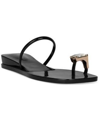 Jeffrey Campbell - Balia Gemstome Embellished Flat Jelly Sandals