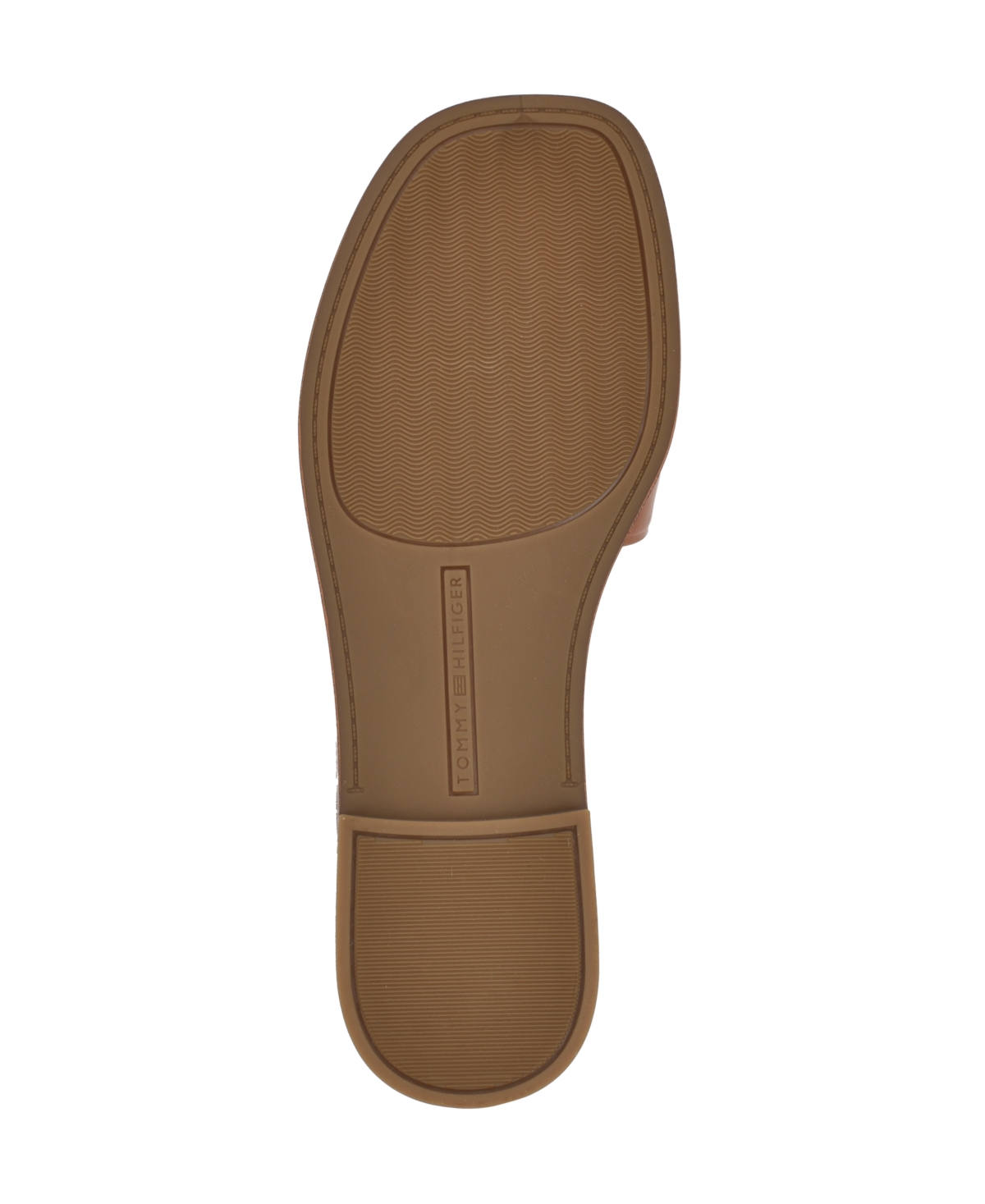 Tommy Hilfiger Women's Terenz Logo Strap Flat Slide Sandals In Brown