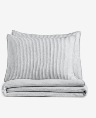 LAST ACT! Heather Jersey 2-Pc. Quilt Set, Twin, Exclusively at Macy's