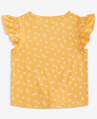 Toddler Girls Flower Dot Tie T-Shirt, Exclusively at Macy's