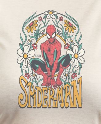 Plus Size Marvel Spider-Man Graphic Pullover T-Shirt