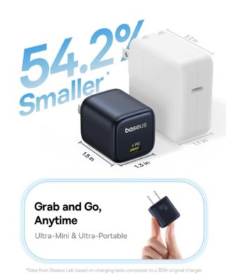 Picogo 45W Fast Charger USB C Wall Charger for iPhone16/15/14