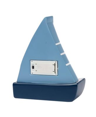 Little Skipper Hand Painted Nautical Sailboat Table Top Lamp/Light