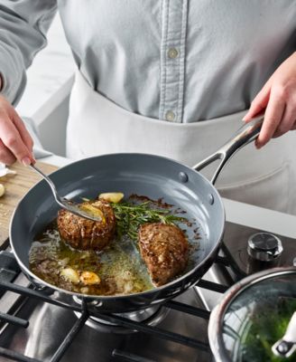 Valencia Pro Stainless Steel 8" & 10" Open Frypan Set