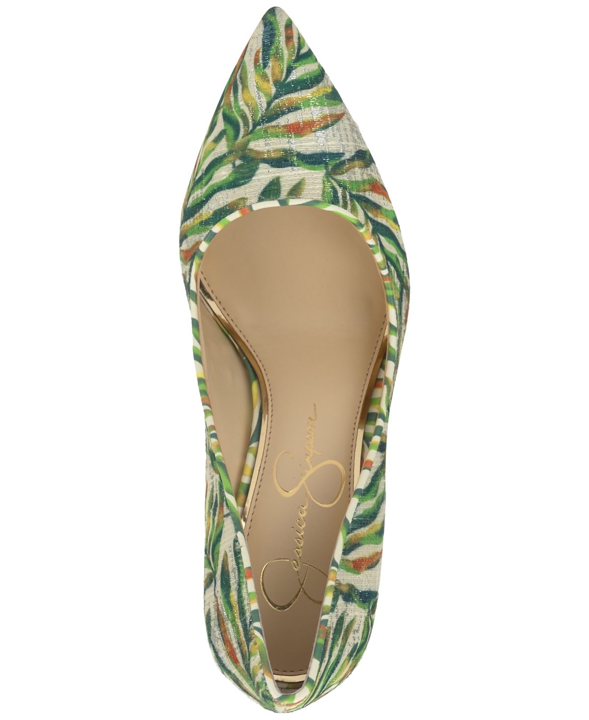 Jessica Simpson Women's Cassani Pointed-toe Pumps In Green Multi Jungle