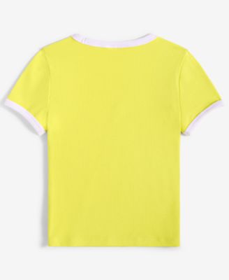 Little & Big Girls Rib Baby Tee, Exclusively at Macy's 