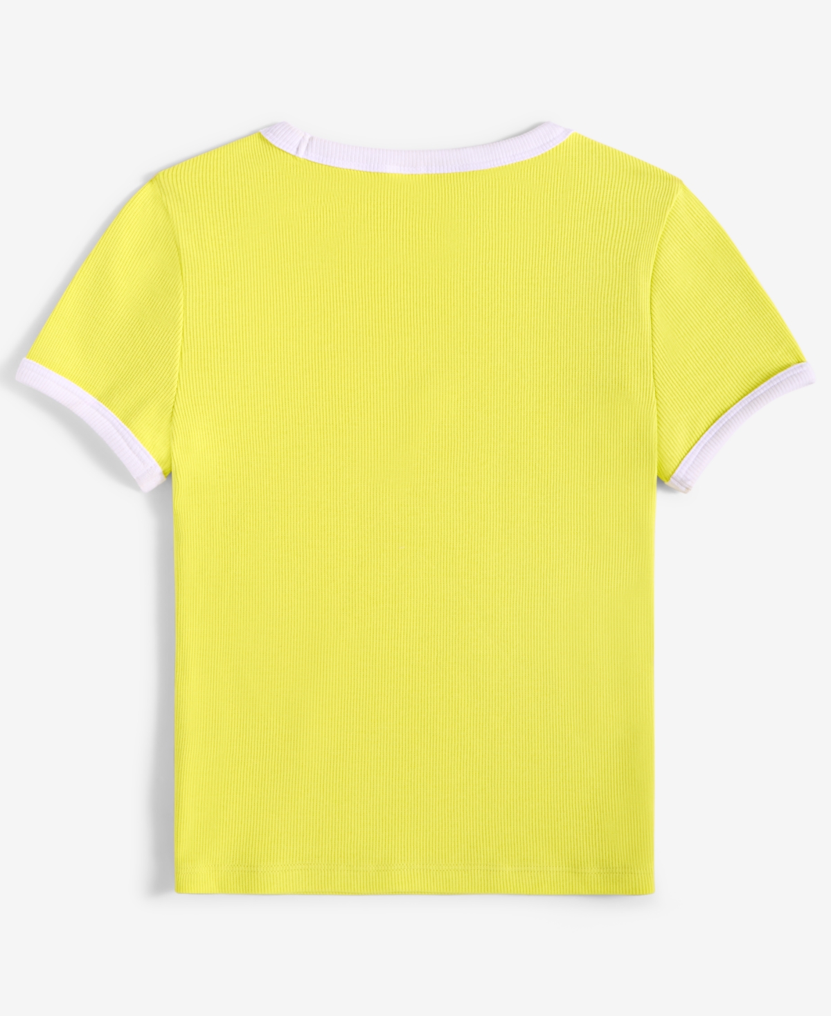 Epic Threads Kid Girl Rib Baby Tee, Exclusively At Macy's In Electric Y