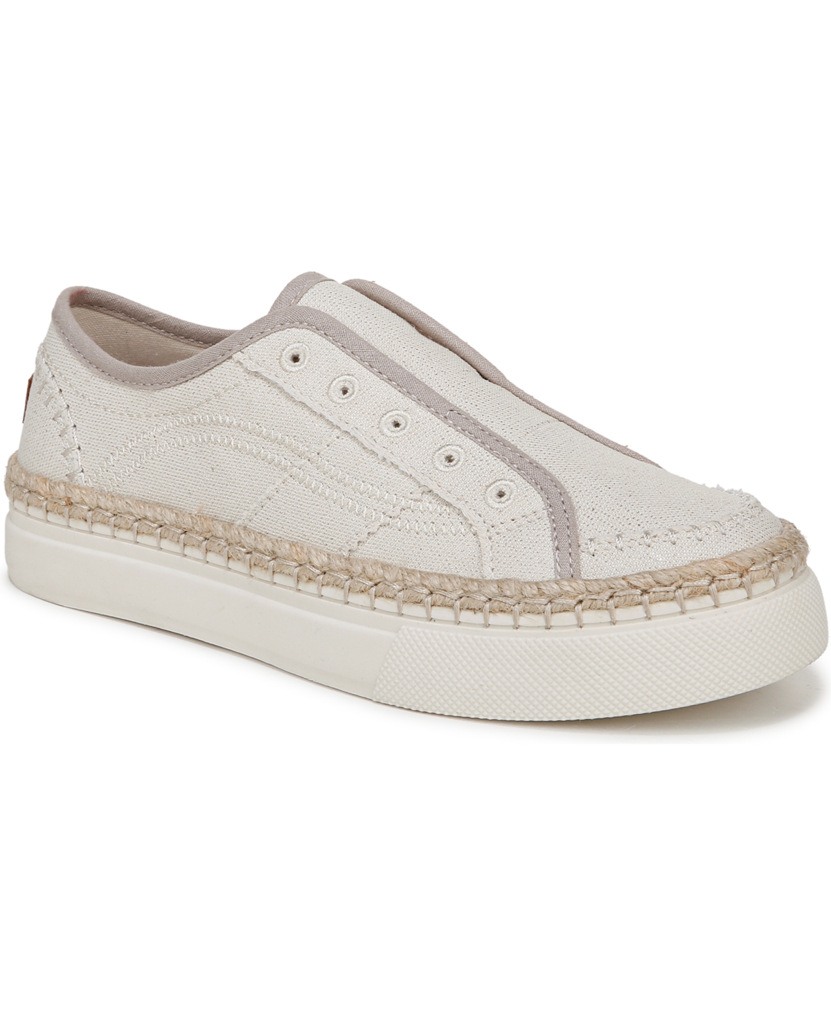 Women's No Chill Slip On Sneakers - Cream/Silver Fabric