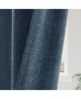 Garrett Textured Tie Knots Curtains Pair