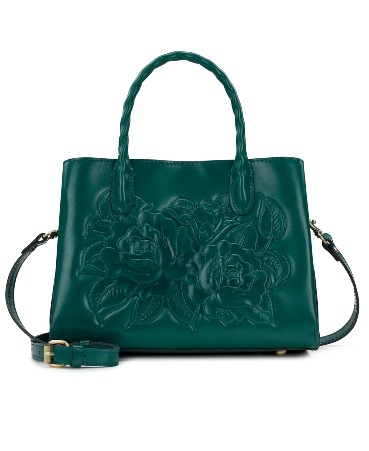 PATRICIA NASH GENOVESE MEDIUM LEATHER TOP HANDLE BAG