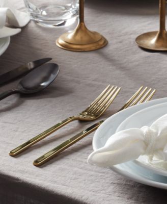Allay Champagne Set of 6 Everyday Flatware Dinner Forks