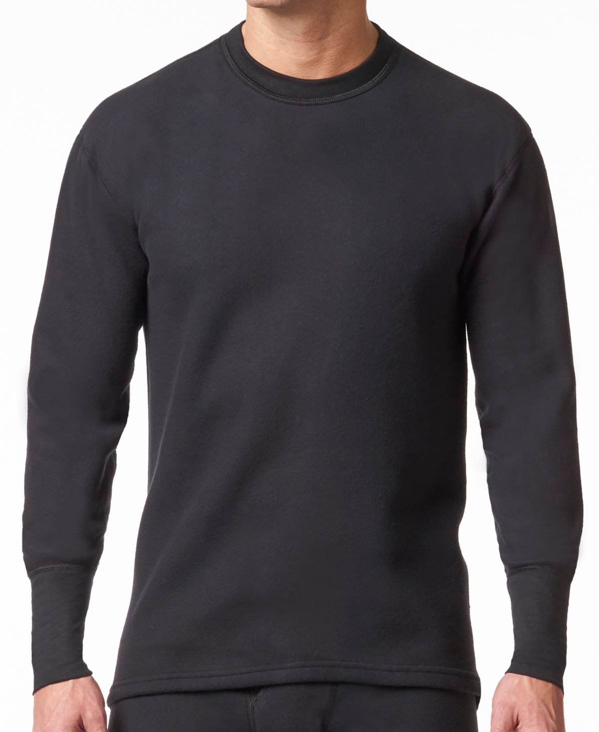Men's HeatFX Heavy Base Layer Long Sleeve Undershirt - Black